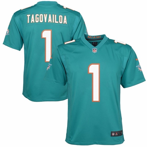 Nike Other - Nike Tua Tagovailoa Aqua Miami Dolphins Player Game Jersey 2XL MSRP $129.99